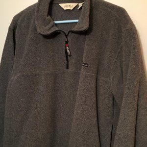 Eddie Bauer Gray Pull Over Polartec (S)